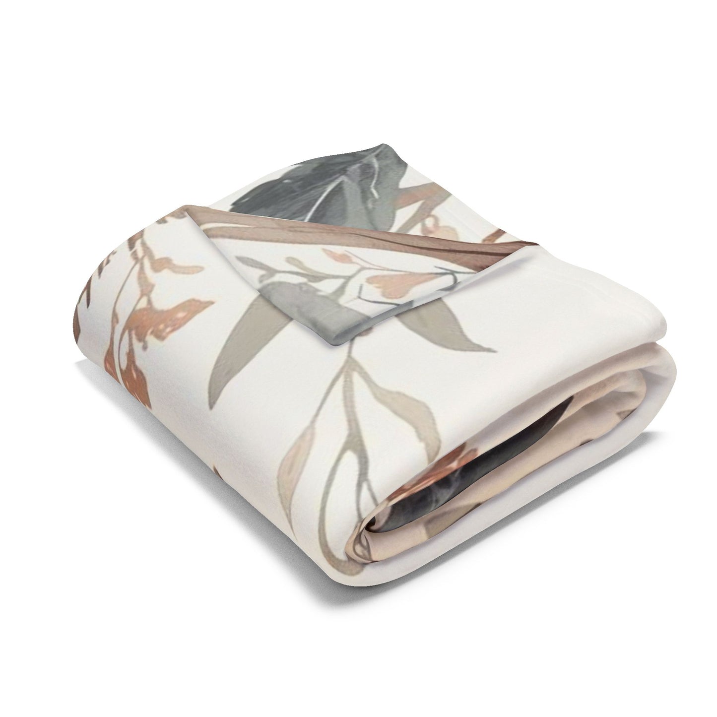 Cozy Arctic Fleece Blanket Floral Throw Boho Style Gift - Rosetta Creative Boutique
