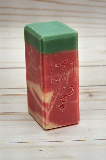 Fresh Picked Strawberries Bar Soap Handcrafted Fruity Scent - Rosetta Creative Boutique