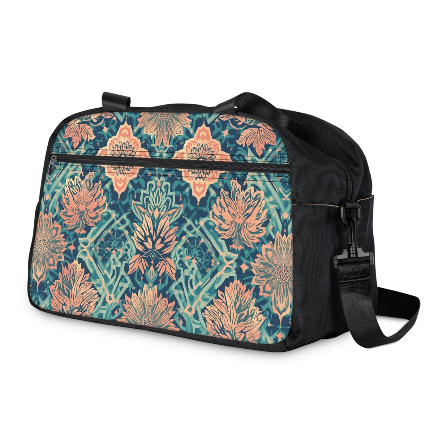 Floral Design Fitness Handbag for Gym Yoga Travel Gift - Rosetta Creative Boutique