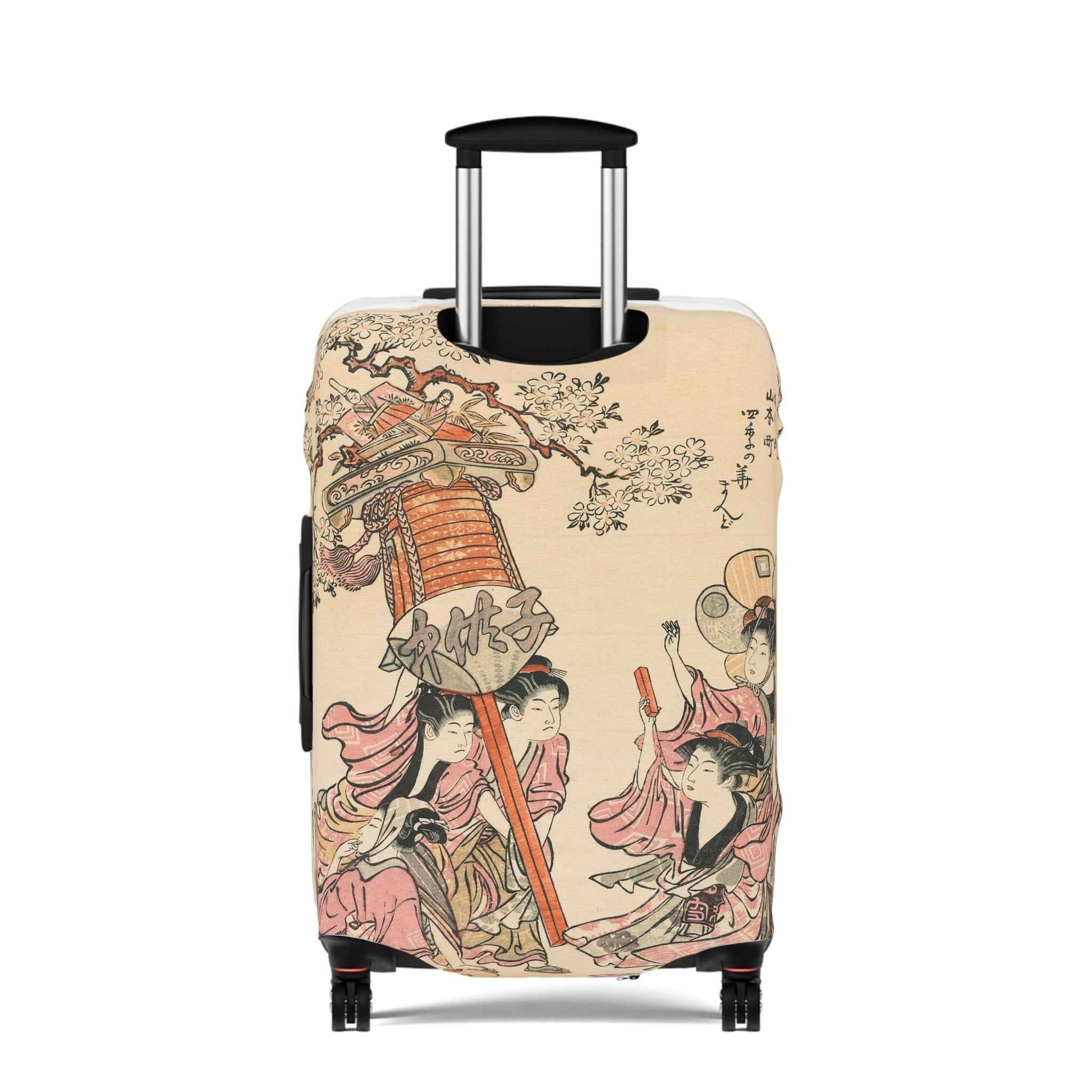 Japanese Geisha Luggage Cover – Vintage-Inspired Travel Accessory by Rosetta Creative Boutique, Unique Suitcase Protector & Personalized Gift Idea - Rosetta Creative Boutique