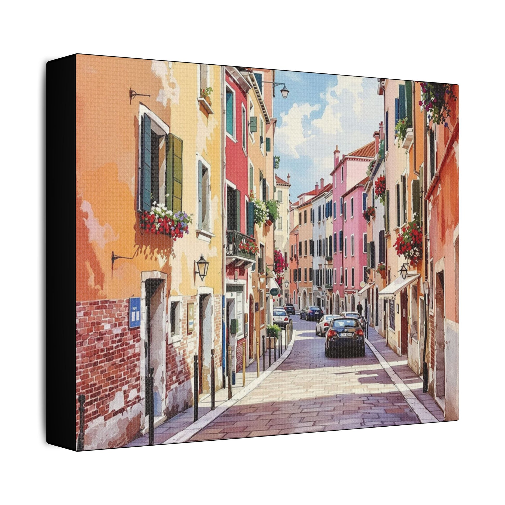 Venice Italy Watercolor Canvas Print for Stunning Home Decor - Rosetta Creative Boutique