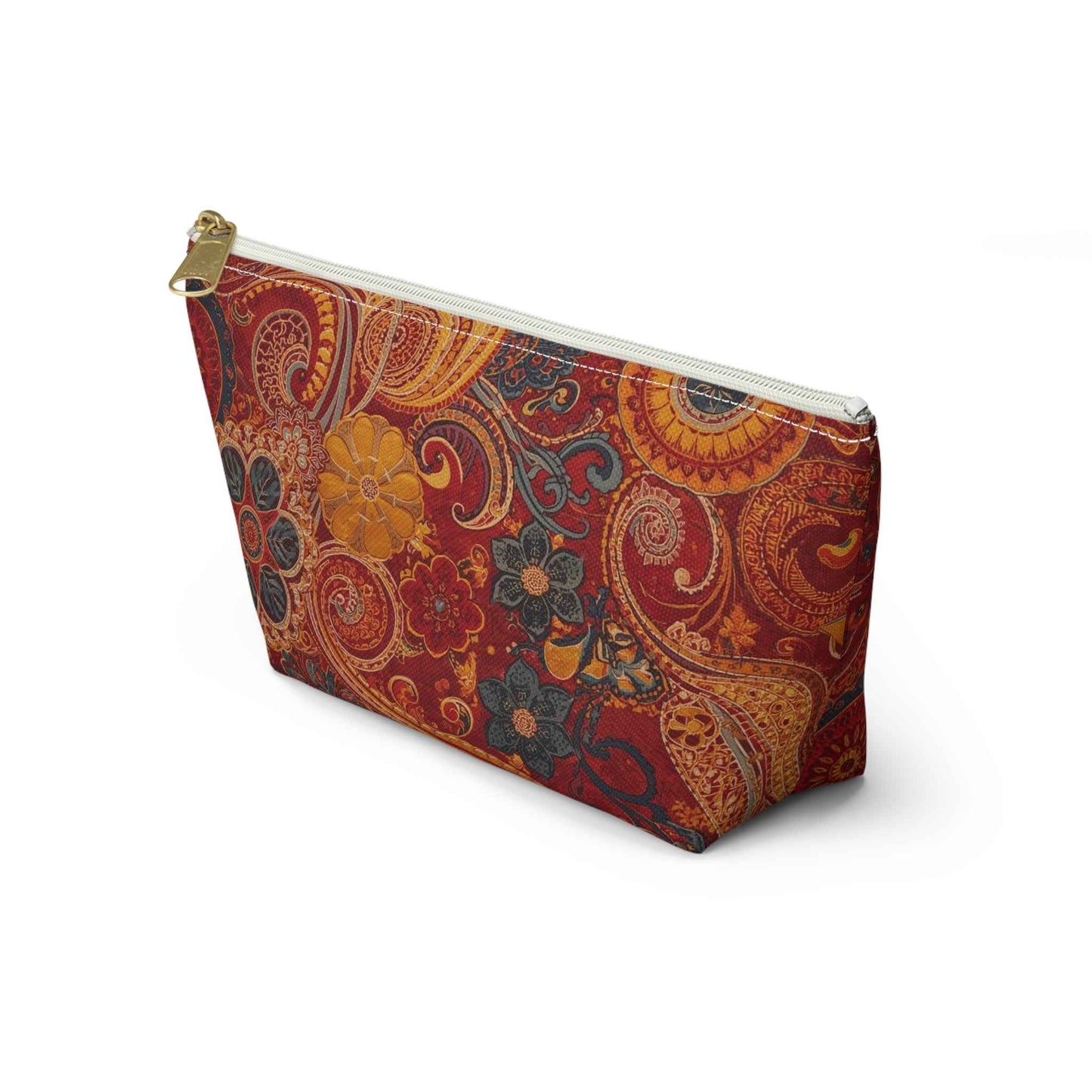 Boho Accessory Pouch with T-bottom Travel Accessory