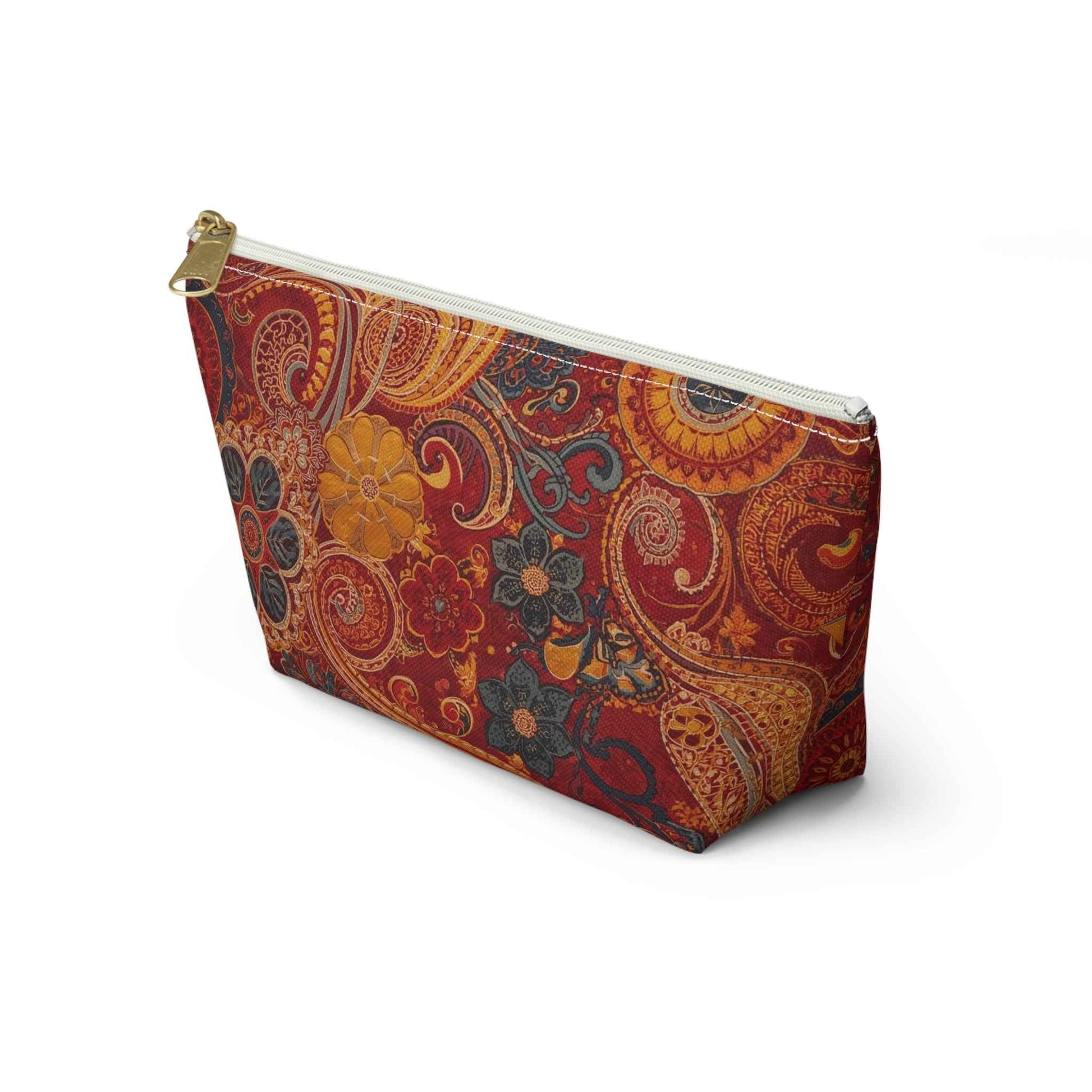 Boho Accessory Pouch with T-bottom Travel Accessory