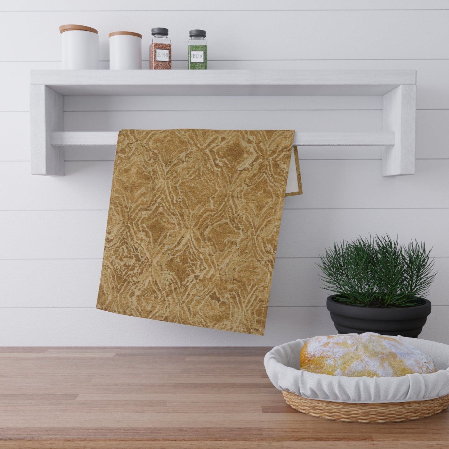 Stylish Cotton Tea Towels, Rustic Kitchen Decor, Perfect for Housewarming, Weddings, or Everyday Use, Lovely Home Accessory