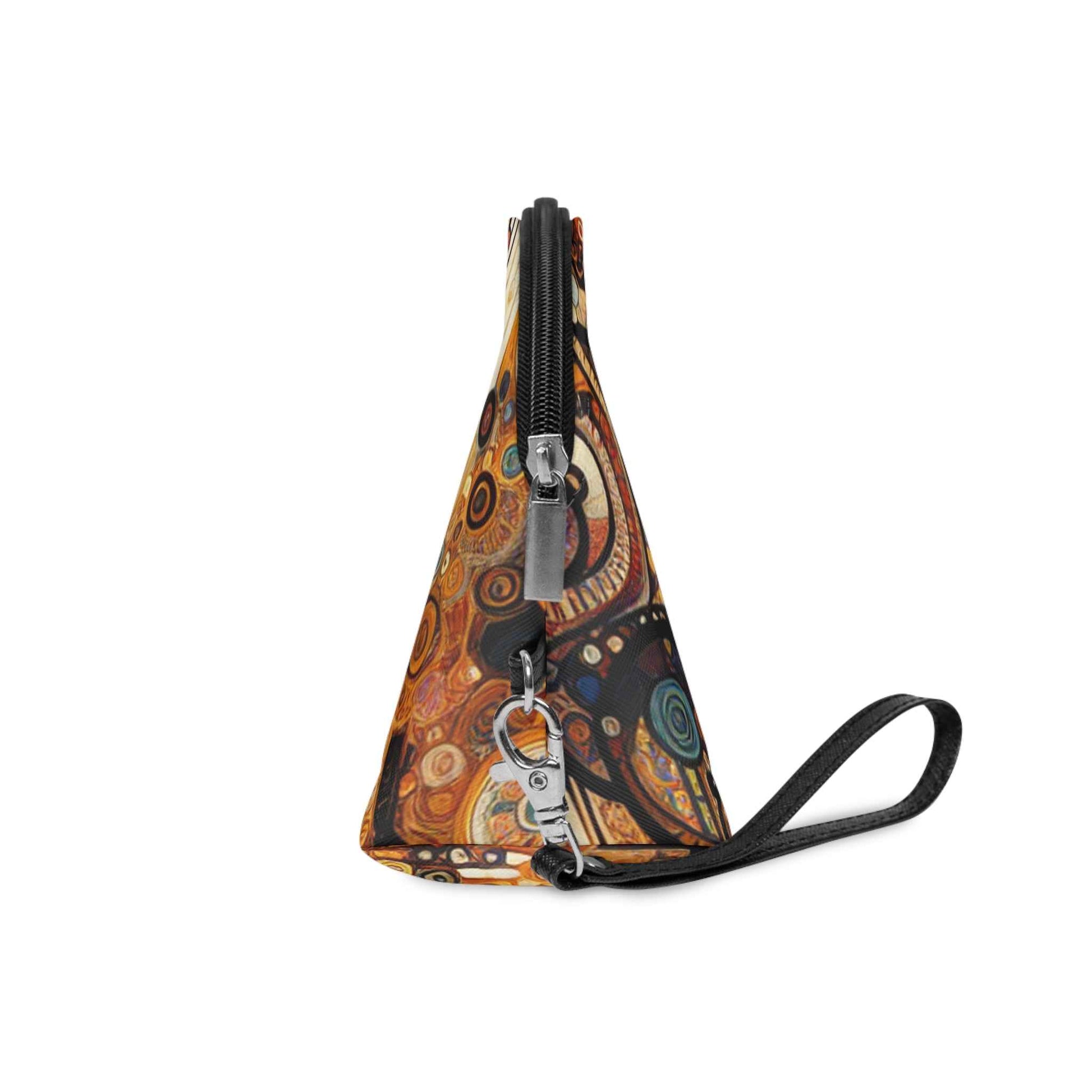 Klimt-Inspired Makeup Bag | Artistic Cosmetic Pouch & Travel Toiletry Case by Rosetta Creative Boutique | Perfect Gift for Her & Bohemian Makeup Organizer - Rosetta Creative Boutique