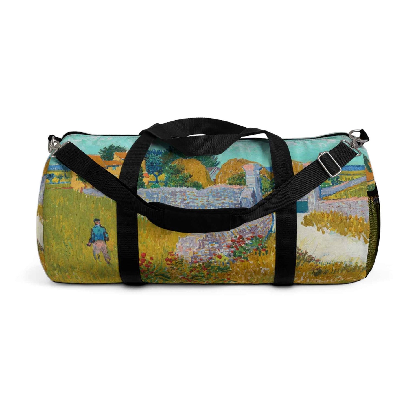 Farmhouse in Provence Duffel Bag - Artistic Travel Luggage for Gym, Weekend Getaways & Unique Gifts for Art Lovers - Rosetta Creative Boutique