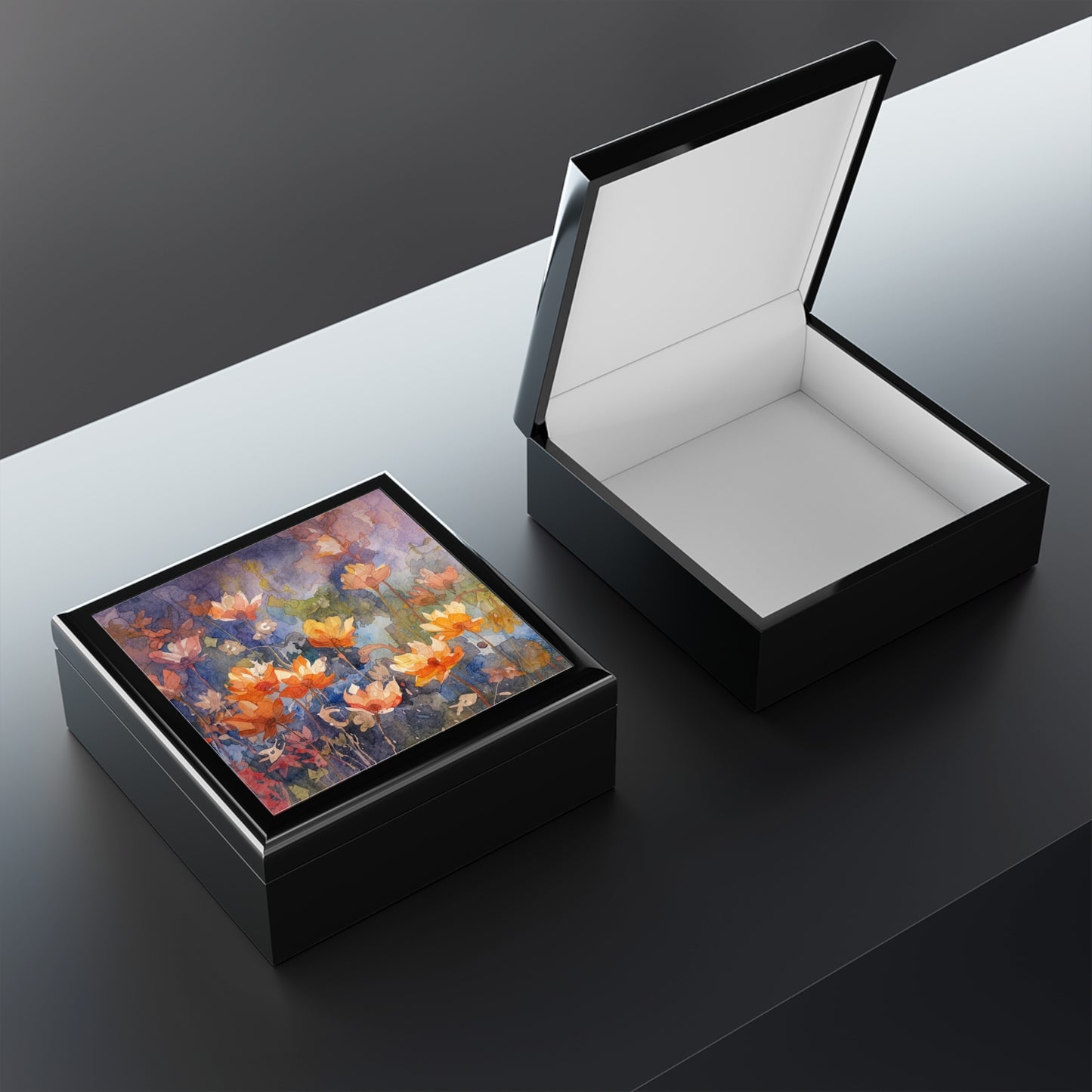 Floral Jewelry Box Keepsake Organizer For Her Home Decor - Rosetta Creative Boutique