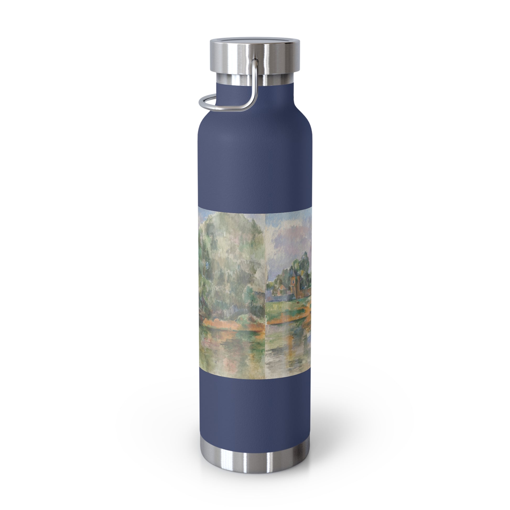 Artistic Copper Water Bottle - Vacuum Insulated for Outdoor Gifting - Rosetta Creative Boutique