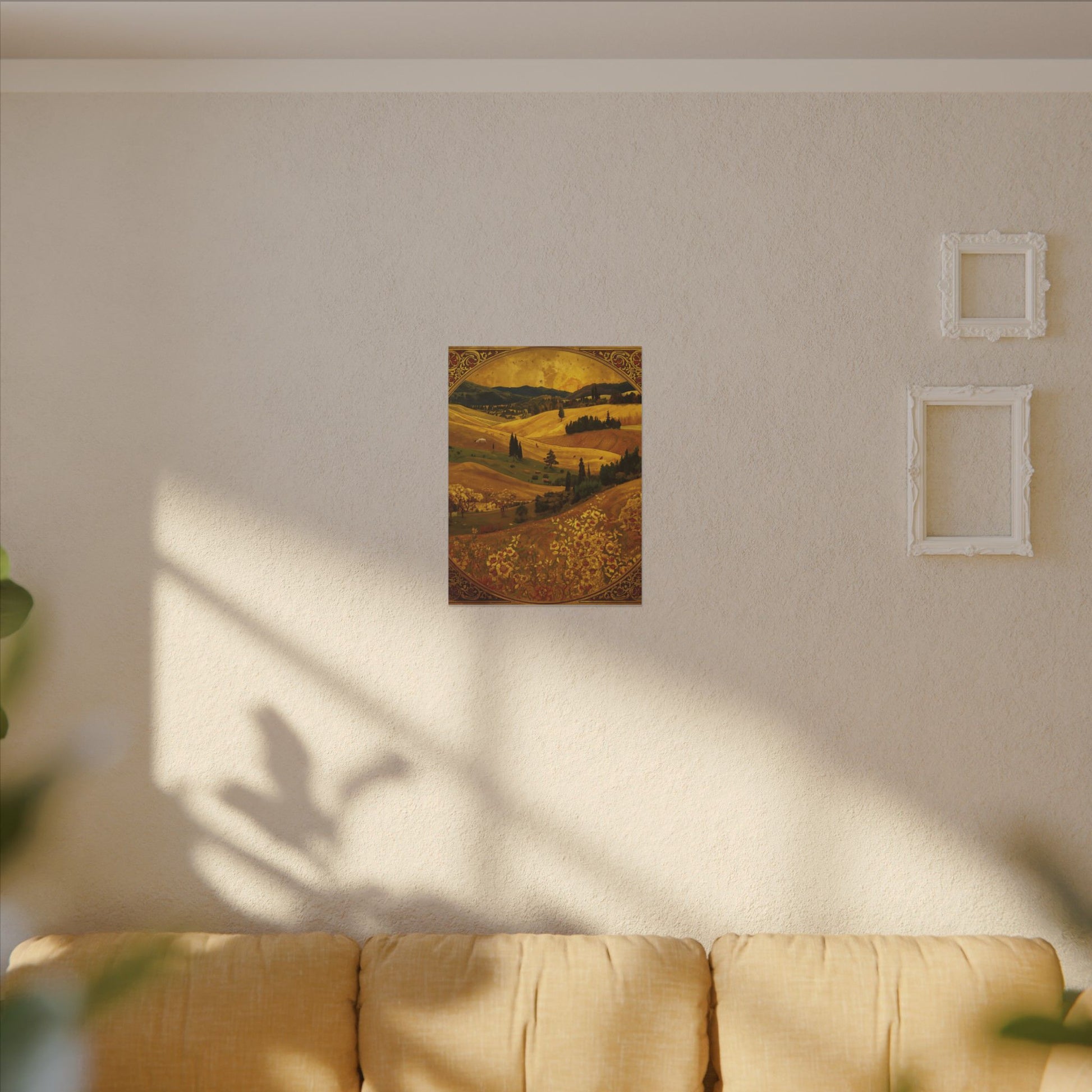 Golden Landscape Canvas Print by Rosetta Creative Boutique | Autumn Wall Art, Home Décor, Rustic Decor, Gift for Nature Lovers, Seasonal Art - Rosetta Creative Boutique