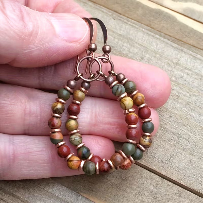 Bohemian Retro Creative Beaded Earrings