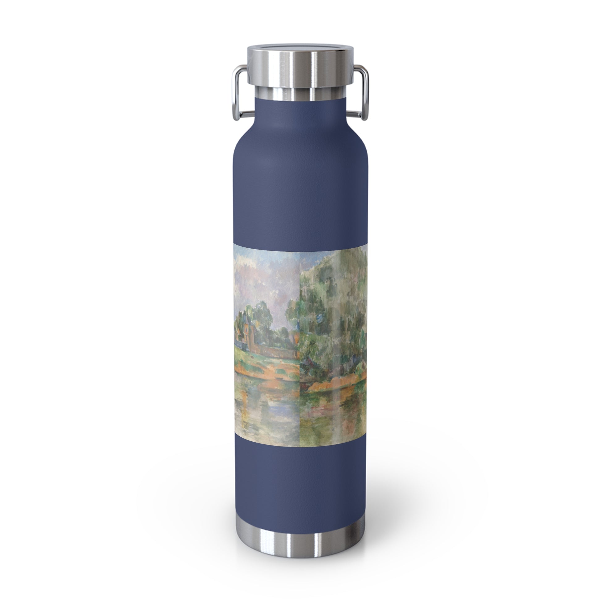 Artistic Copper Water Bottle - Vacuum Insulated for Outdoor Gifting - Rosetta Creative Boutique