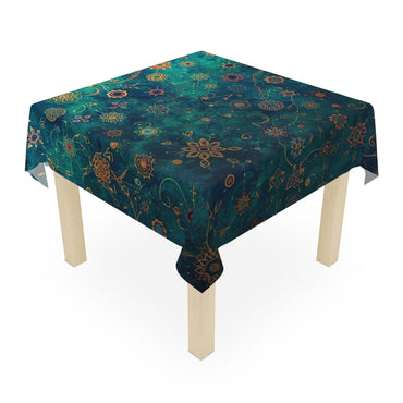 Vibrant Floral Tablecloth Bohemian Dining Room Decor - Rosetta Creative Boutique