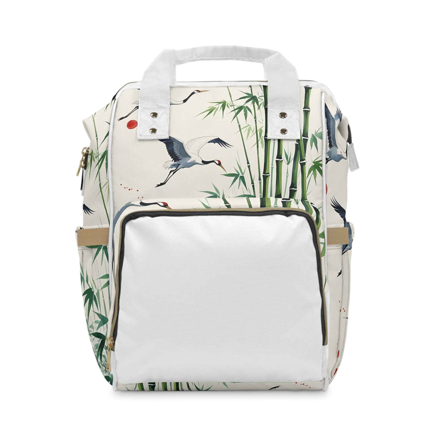 Bamboo Waterproof Diaper Backpack - Stylish, Multifunctional Baby Bag for Moms on-the-go, Perfect Baby Shower Gift and Travel Organizer - Rosetta Creative Boutique