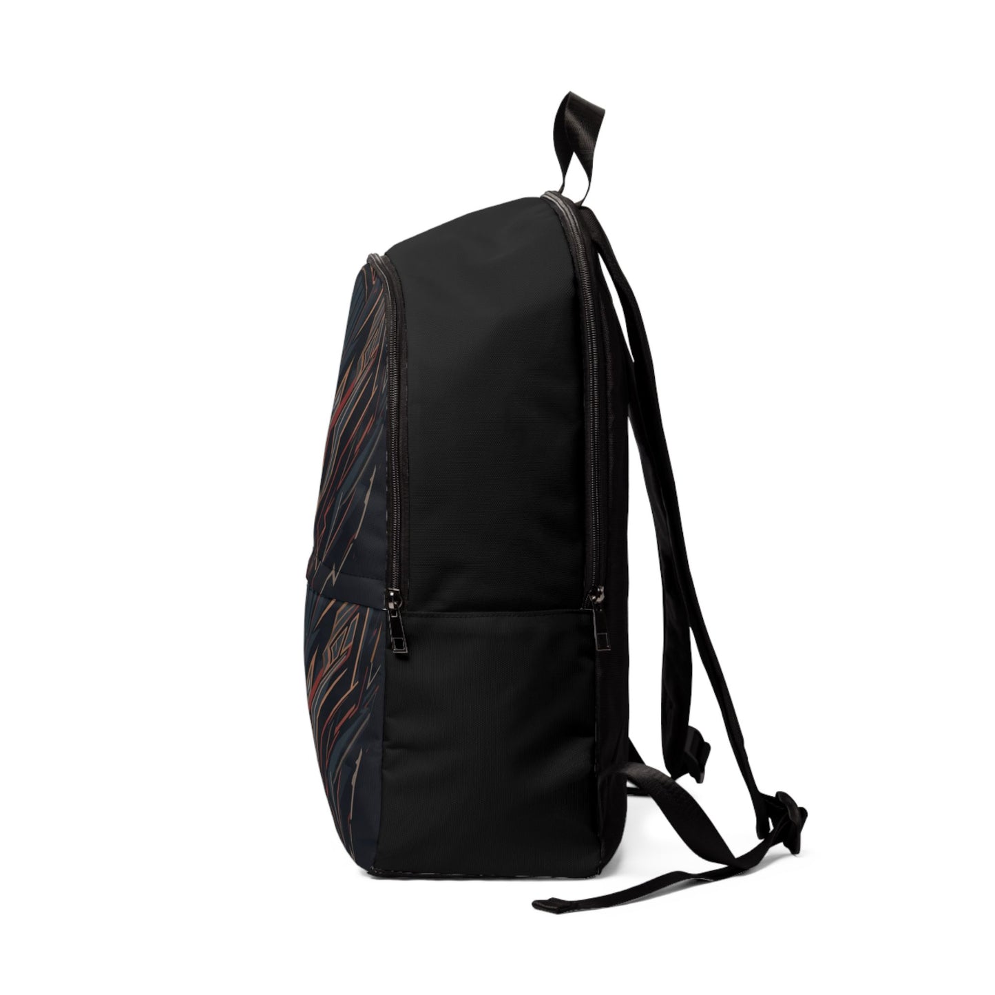 Stylish Waterproof Fabric Backpack with Unique Design by Rosetta Creative Boutique, Trendy School Bag, Travel Backpack, Urban Style Tote, Gift for Students