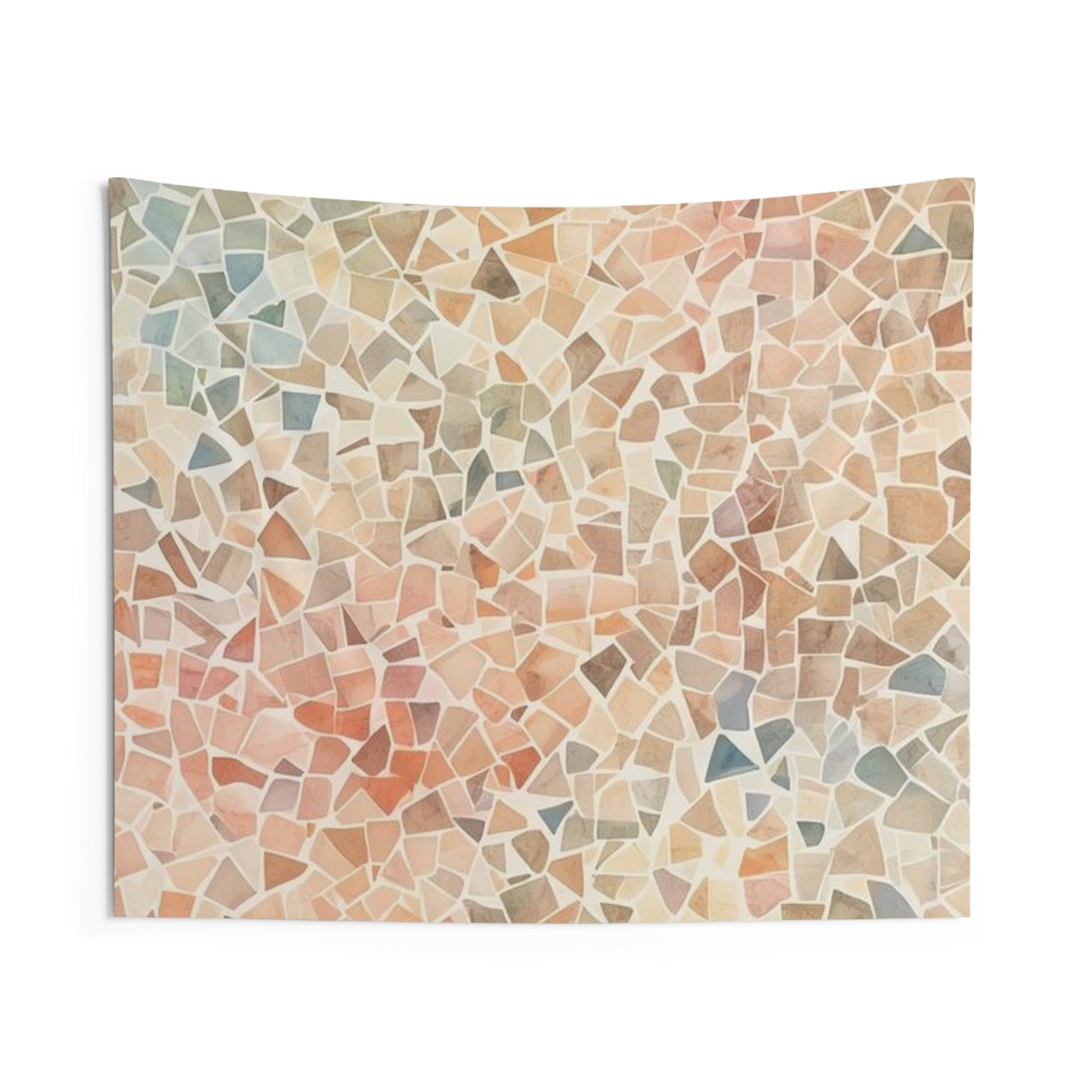 Elegant Mosaic Indoor Wall Tapestries by Rosetta Creative Boutique– Bohemian Home Decor, Living Room Accent, Bedroom Wall Art, Unique Gift Ideas, Cozy Atmosphere - Rosetta Creative Boutique