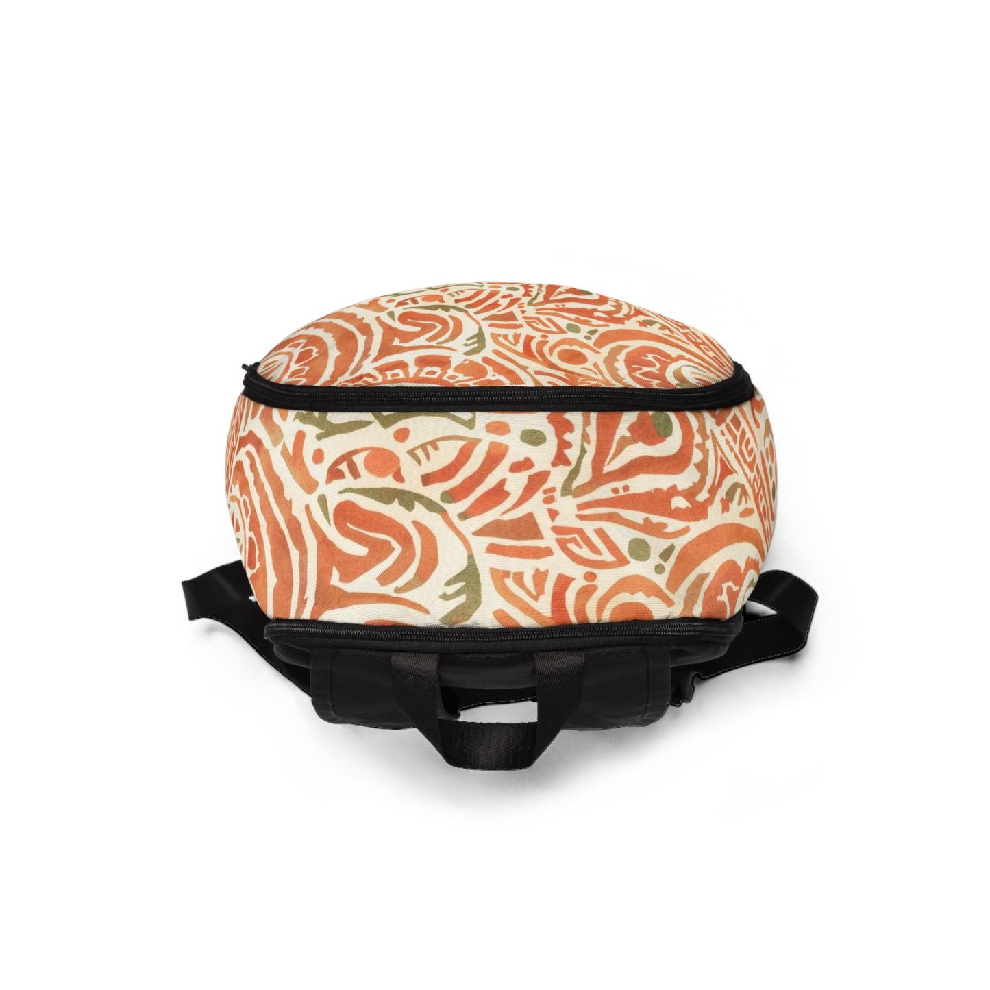 Stylish Waterproof Fabric Backpack with Artistic Pattern by Rosetta Creative Boutique, Everyday Use, School, Travel Bag, Unique Gift, Vintage Style
