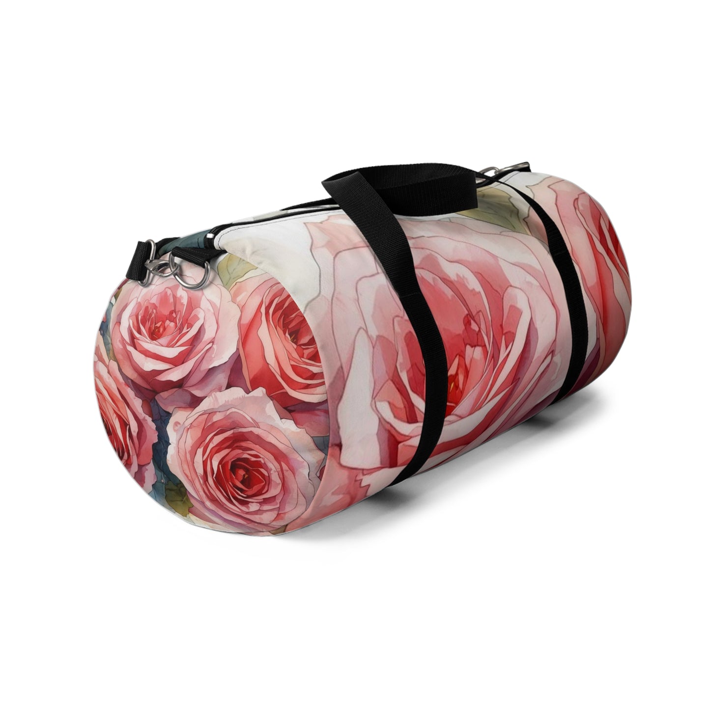 Romantic Roses Floral Duffel Bag Travel Gym Tote Gift - Rosetta Creative Boutique