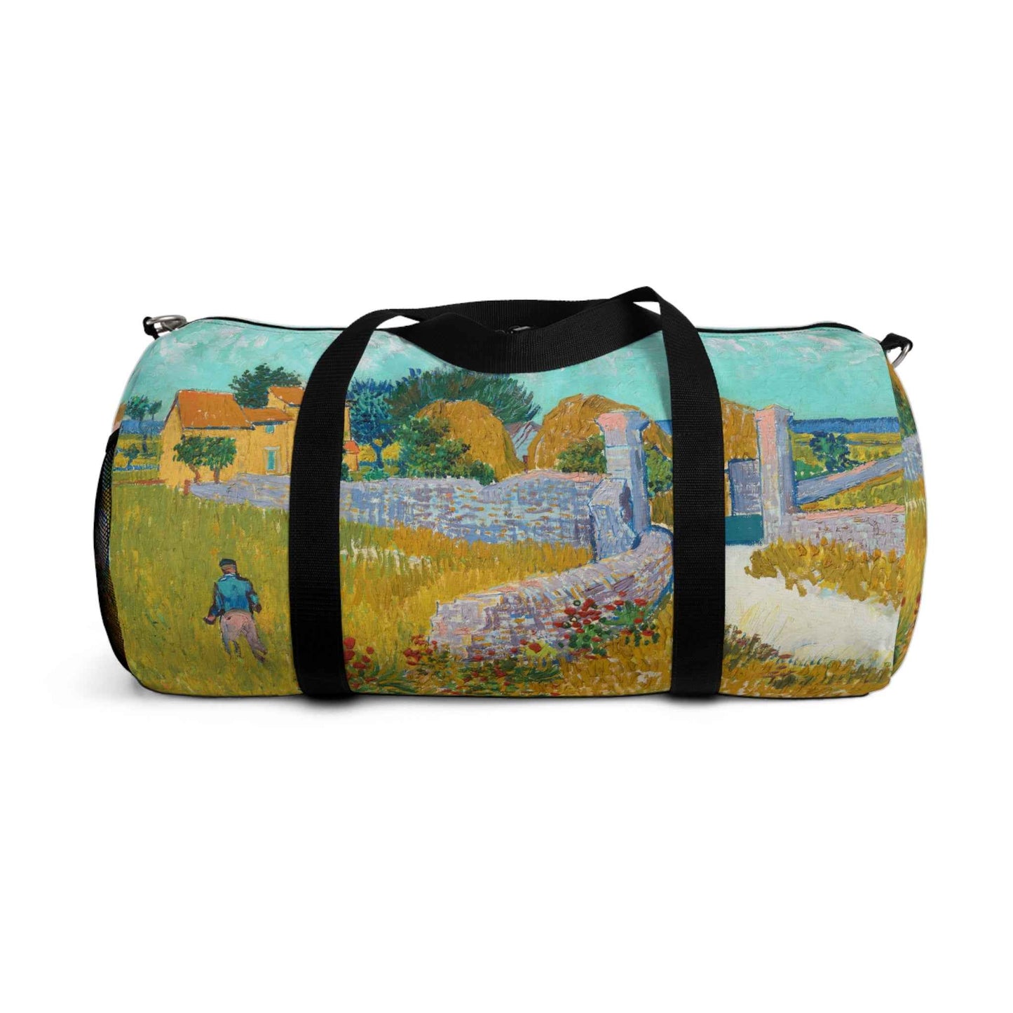 Farmhouse in Provence Duffel Bag - Artistic Travel Luggage for Gym, Weekend Getaways & Unique Gifts for Art Lovers - Rosetta Creative Boutique
