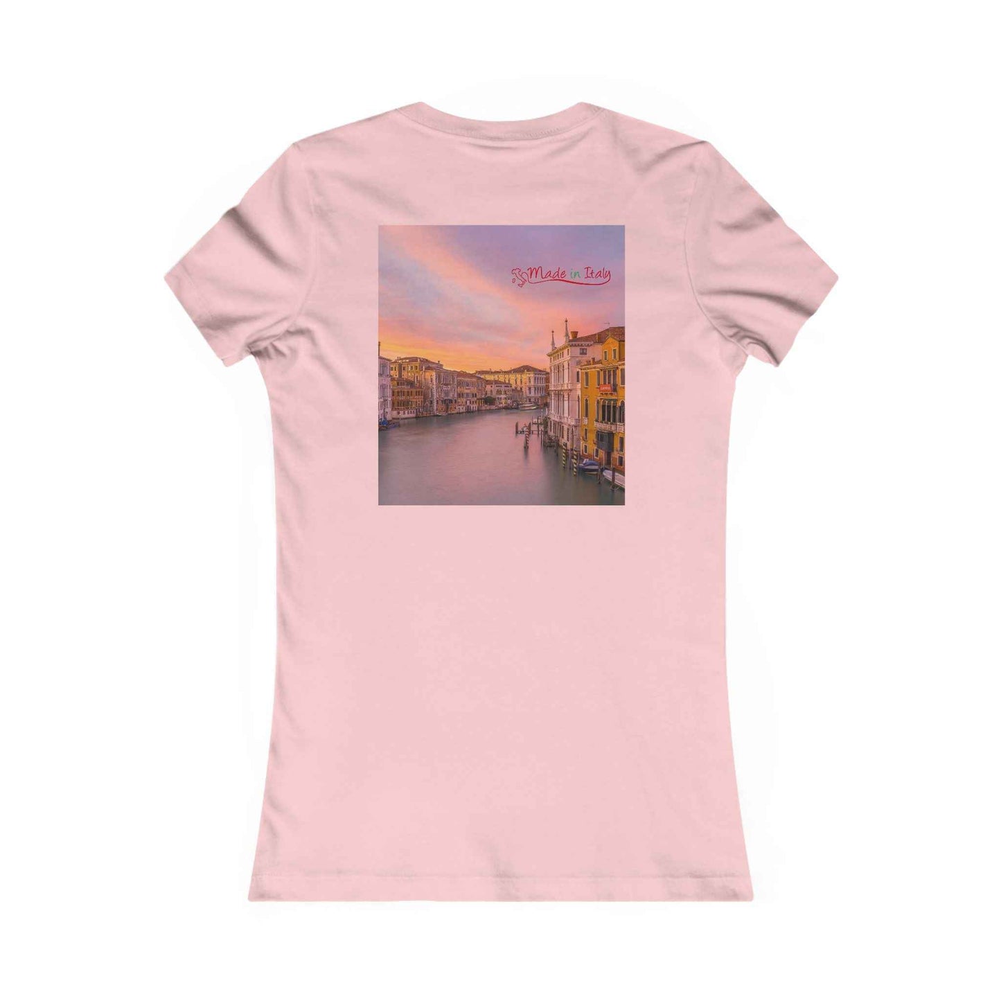 Venice Sunset Canal Women's Tee — Travel Graphic Shirt