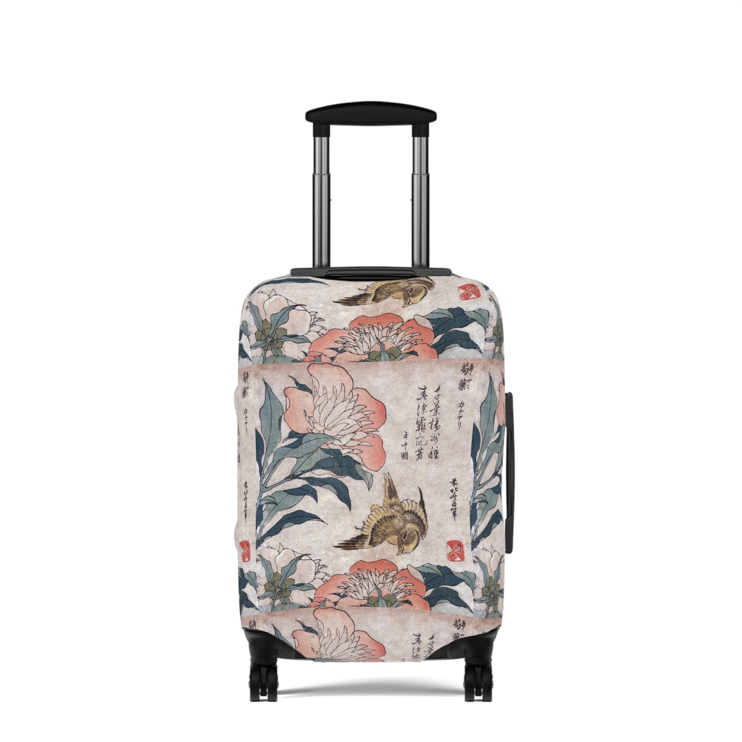 Japanese Floral Luggage Cover - Stylish Suitcase Protector, Perfect Travel Accessory and Ideal Gift for Adventurers - Rosetta Creative Boutique