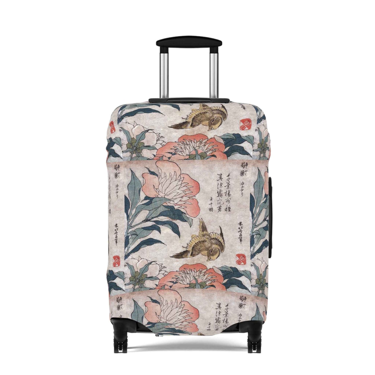 Japanese Floral Luggage Cover - Stylish Suitcase Protector, Perfect Travel Accessory and Ideal Gift for Adventurers - Rosetta Creative Boutique