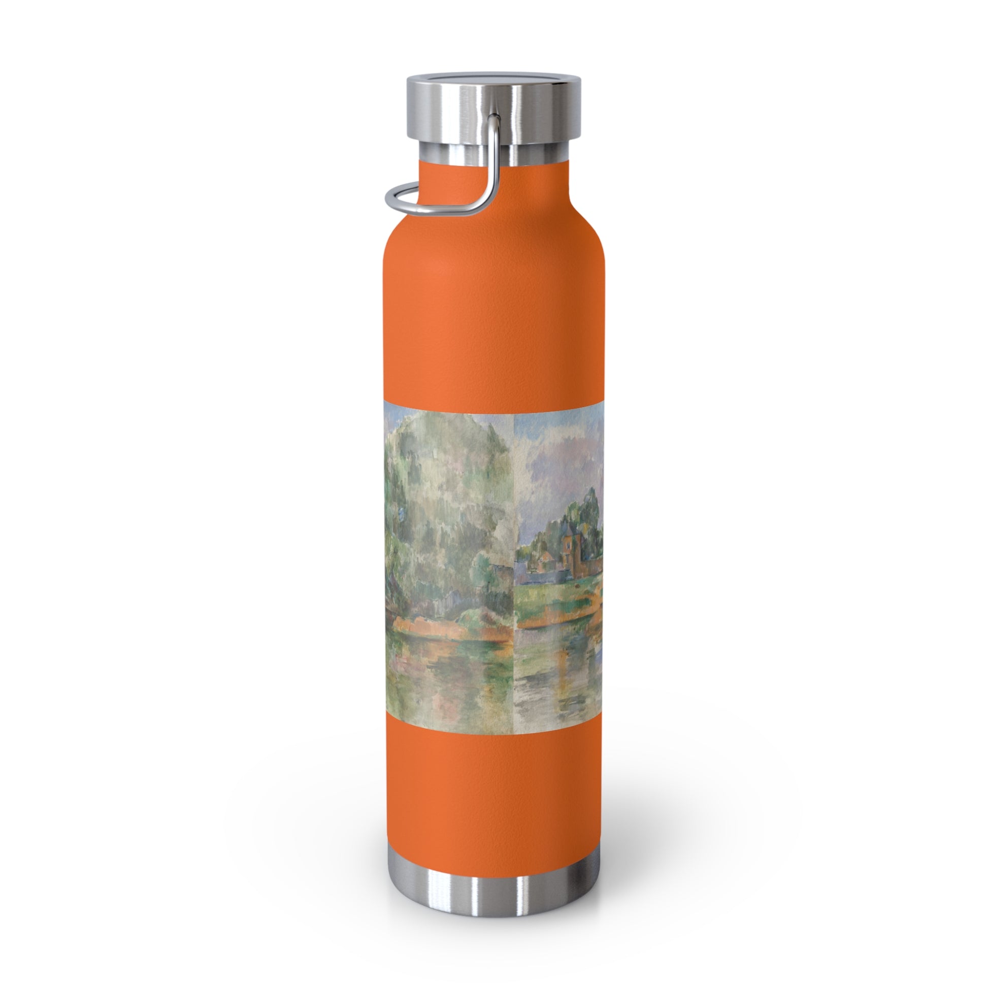 Artistic Copper Water Bottle - Vacuum Insulated for Outdoor Gifting - Rosetta Creative Boutique