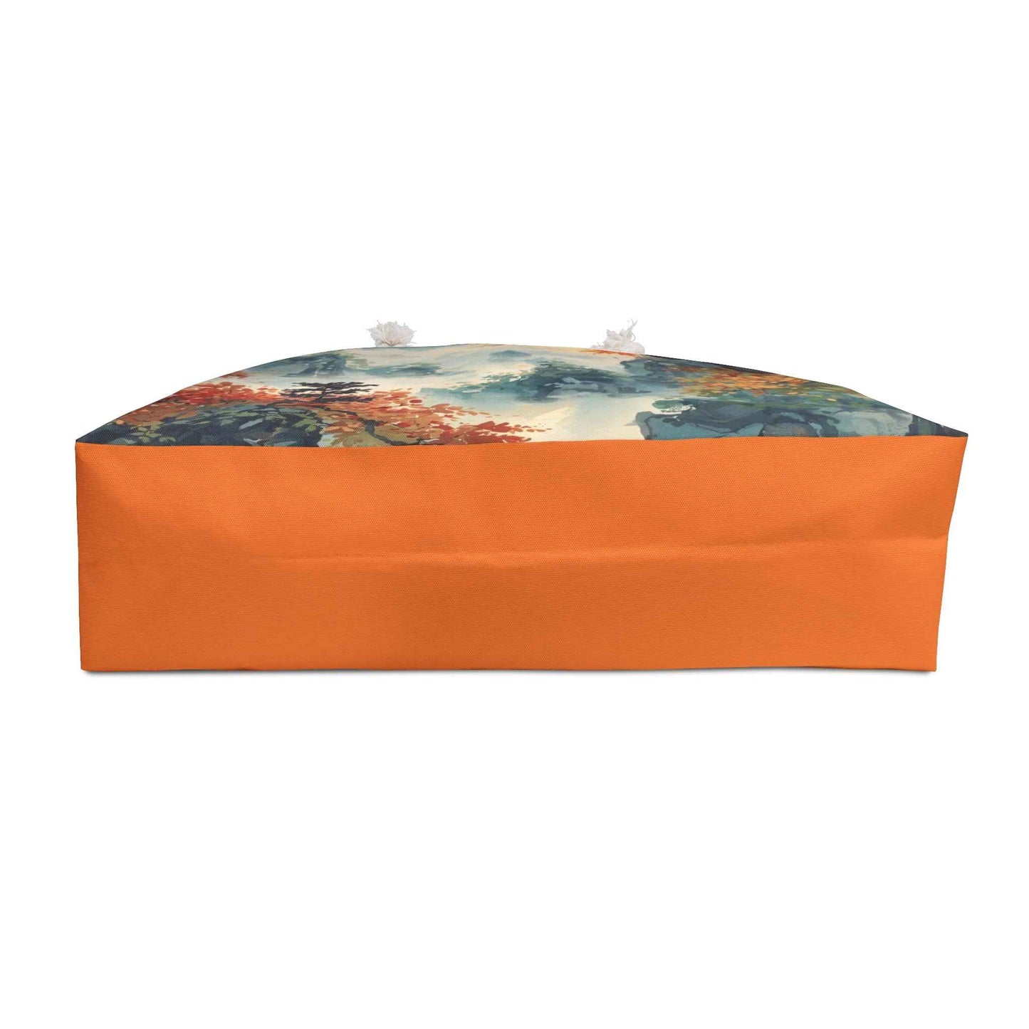 Autumn Mist Weekender Bag — Scenic Watercolor Landscape Travel Tote