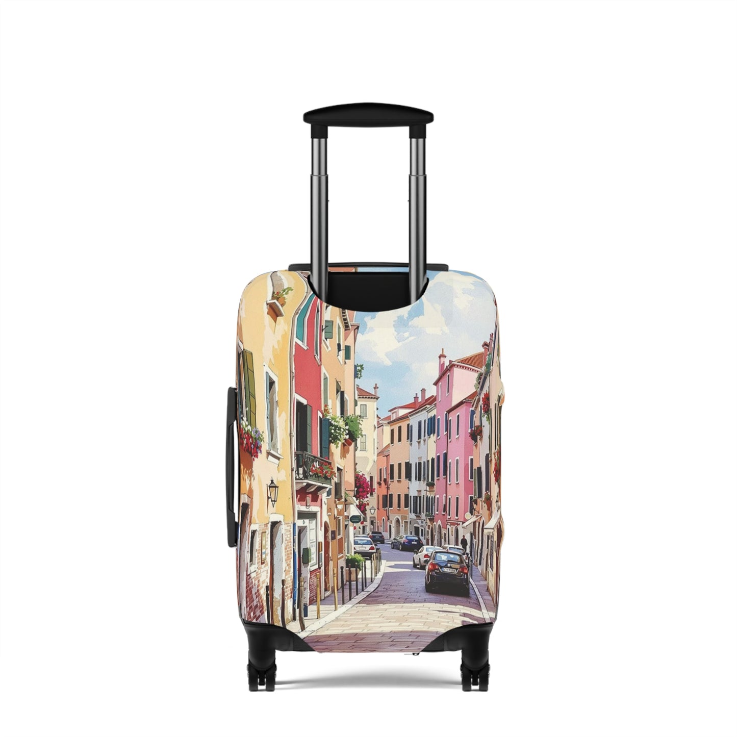 Vibrant Venice Luggage Cover - Stylish Suitcase Protector for Travel Lovers and Personalized Gifts for Wanderlust - Rosetta Creative Boutique