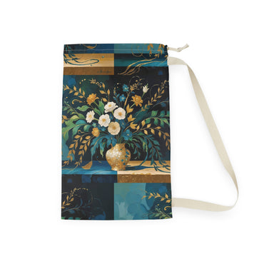 Floral Laundry Bag - Elegant Design Fabric Hamper for Stylish Organization - Rosetta Creative Boutique