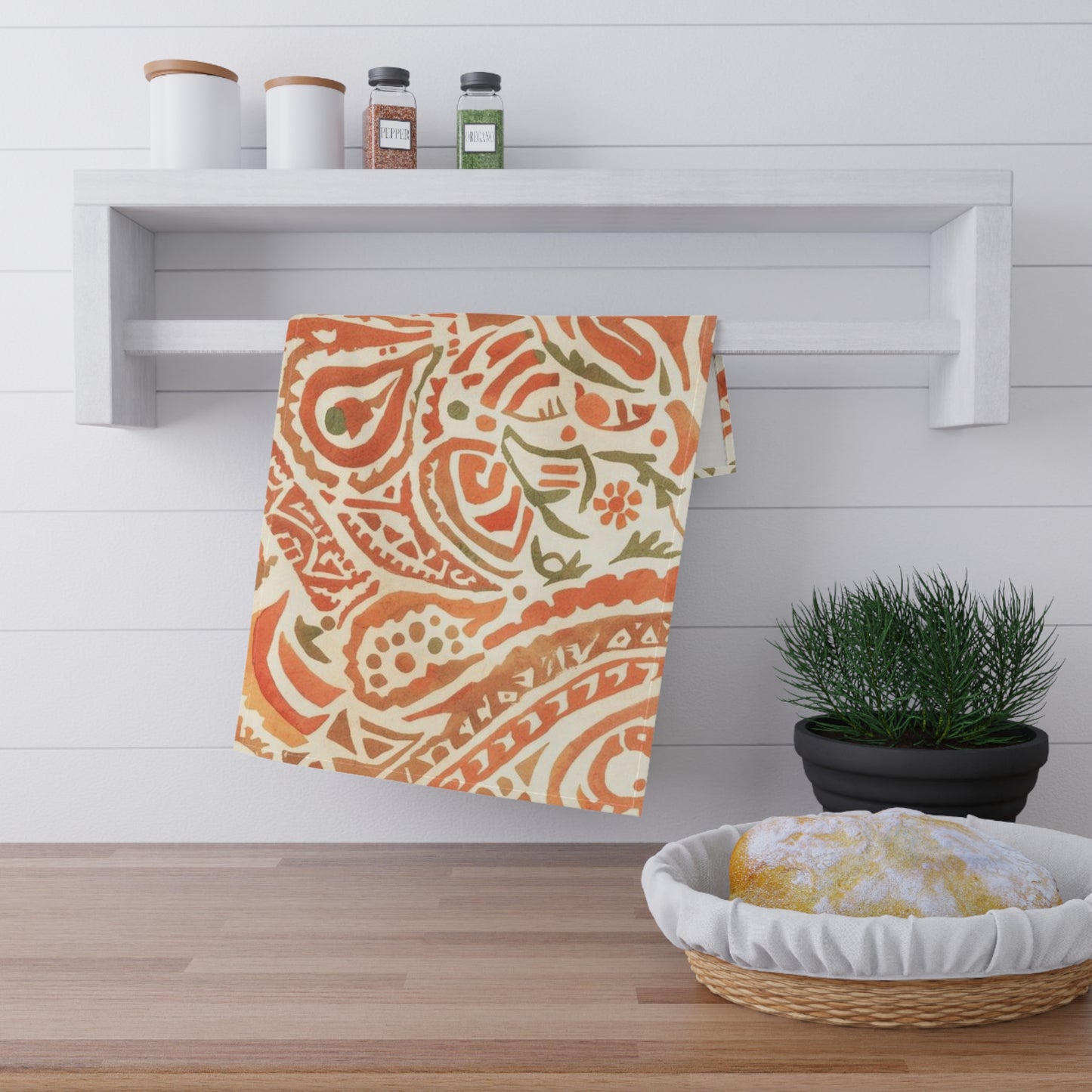 Bohemian Tea Towels | Decorative Kitchen Linens, Handcrafted Dish Towels, Home Decor, Gift for Hostess, Rustic Kitchen