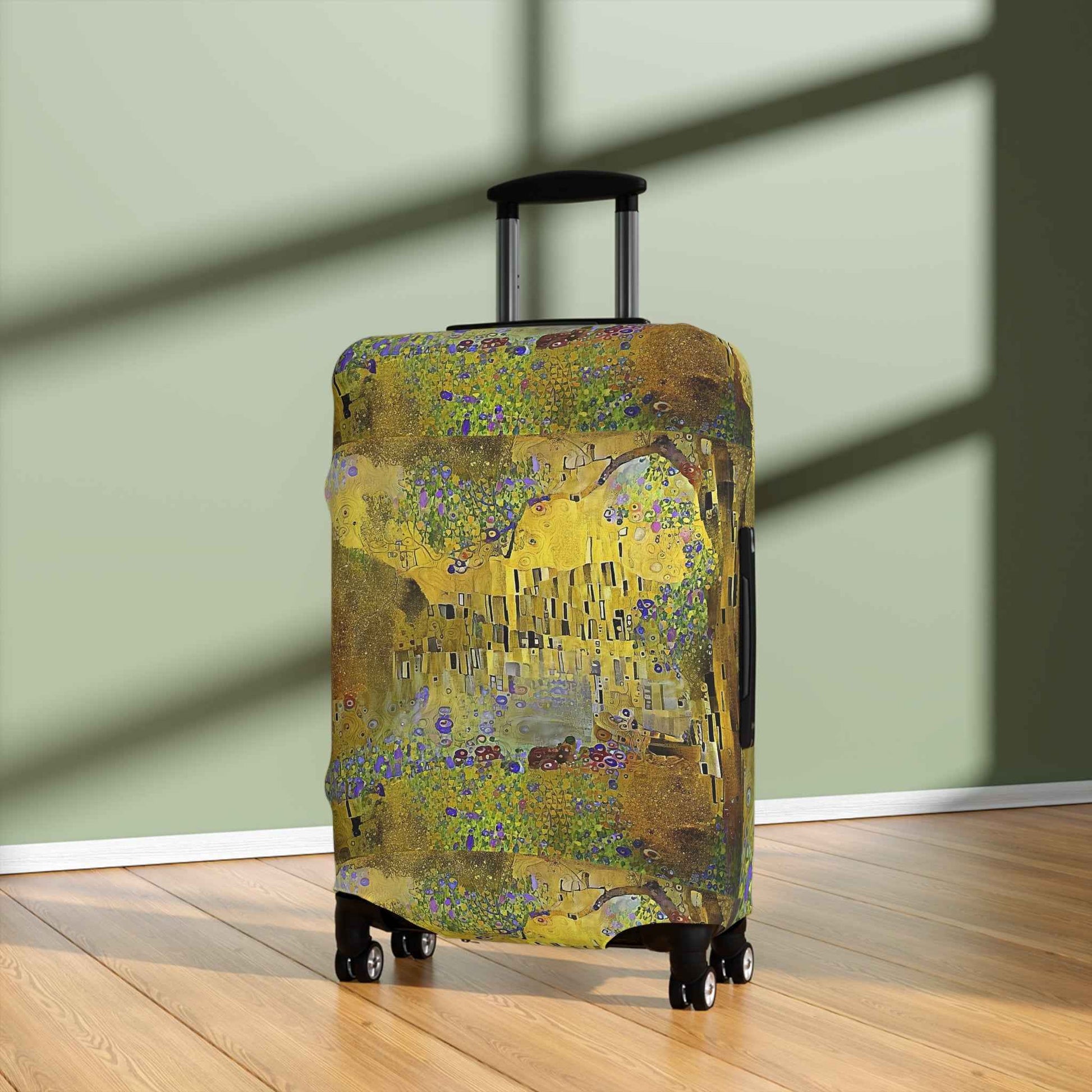 Klimt-Inspired Luggage Cover - Exclusive Design by Rosetta Creative Boutique - Rosetta Creative Boutique