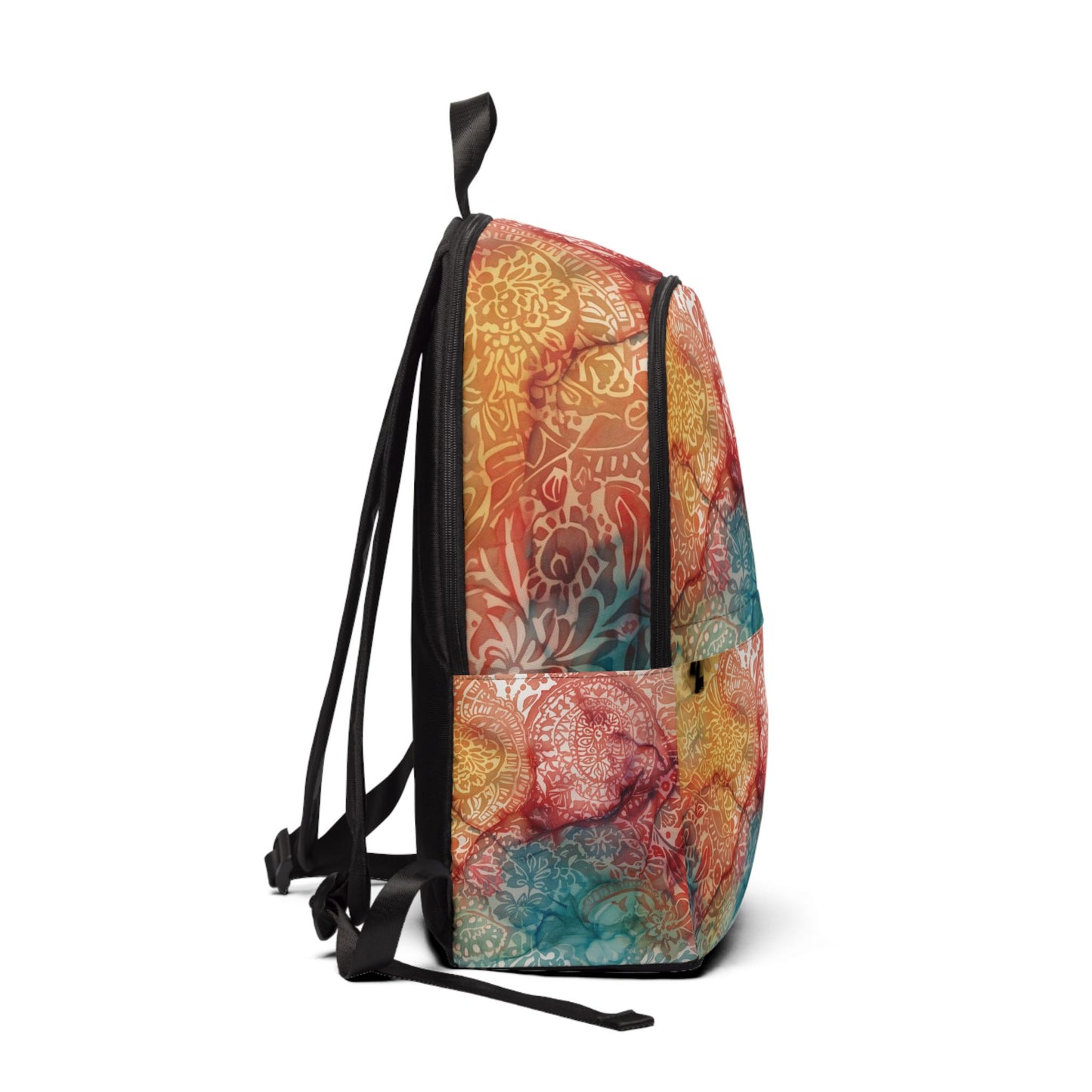 Colorful Waterproof Fabric Backpack by Rosetta Creative Boutique, Trendy Backpack, Boho Style Bag, School Backpack, Travel Backpack, Stylish Knapsack, Unique Bag for Teens