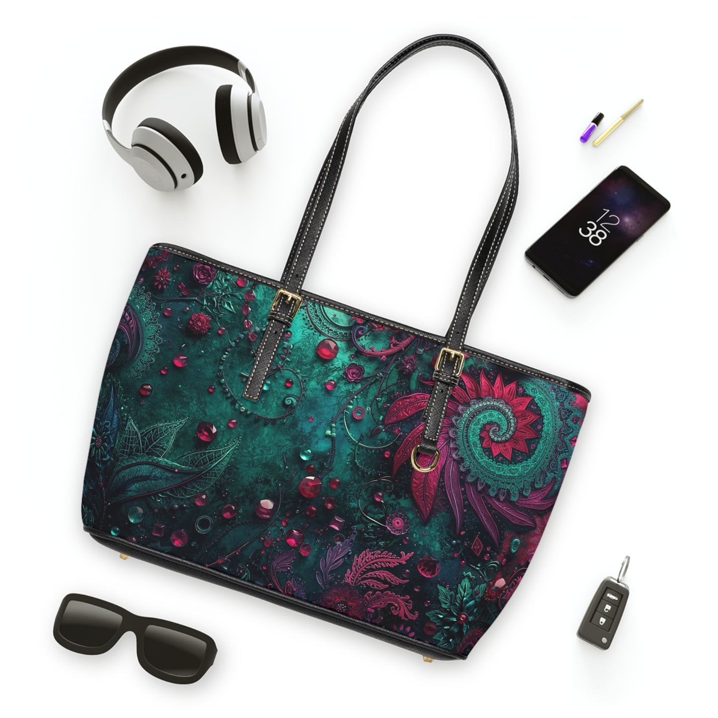 Boho Chic PU Leather Shoulder Bag Stylish Everyday Tote - Rosetta Creative Boutique