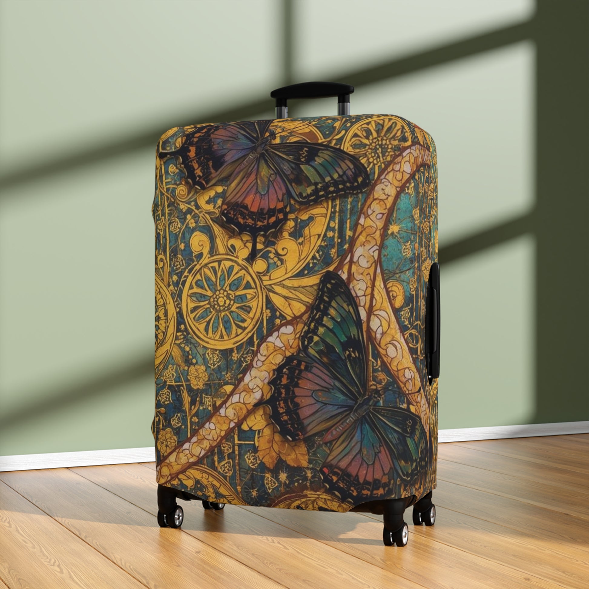 Butterfly Luggage Cover Stylish Suitcase Protector Travel - Rosetta Creative Boutique
