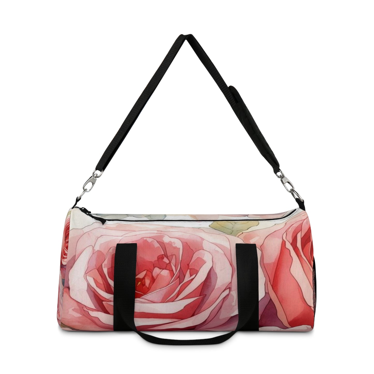 Romantic Roses Floral Duffel Bag Travel Gym Tote Gift - Rosetta Creative Boutique