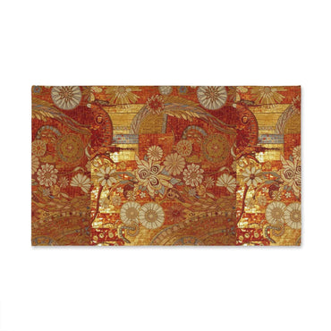 Elegant Floral Hand Towel, Vintage Style Towel, Kitchen Décor, Bathroom Accessories, Gift for Hostess, Fall Home Decor