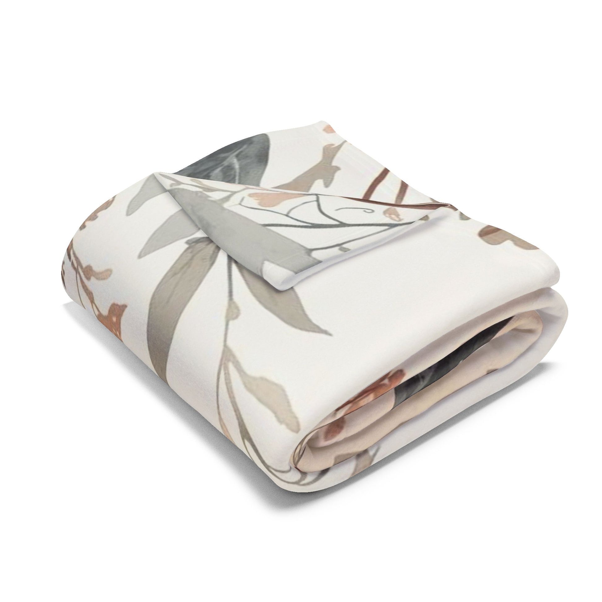 Cozy Arctic Fleece Blanket Floral Throw Boho Style Gift - Rosetta Creative Boutique