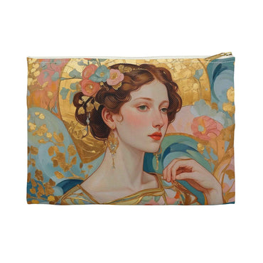 Artistic Accessory Pouch by Rosetta Creative Boutique - Elegant Makeup Bag and Vintage-Inspired Floral Travel Organizer - Rosetta Creative Boutique