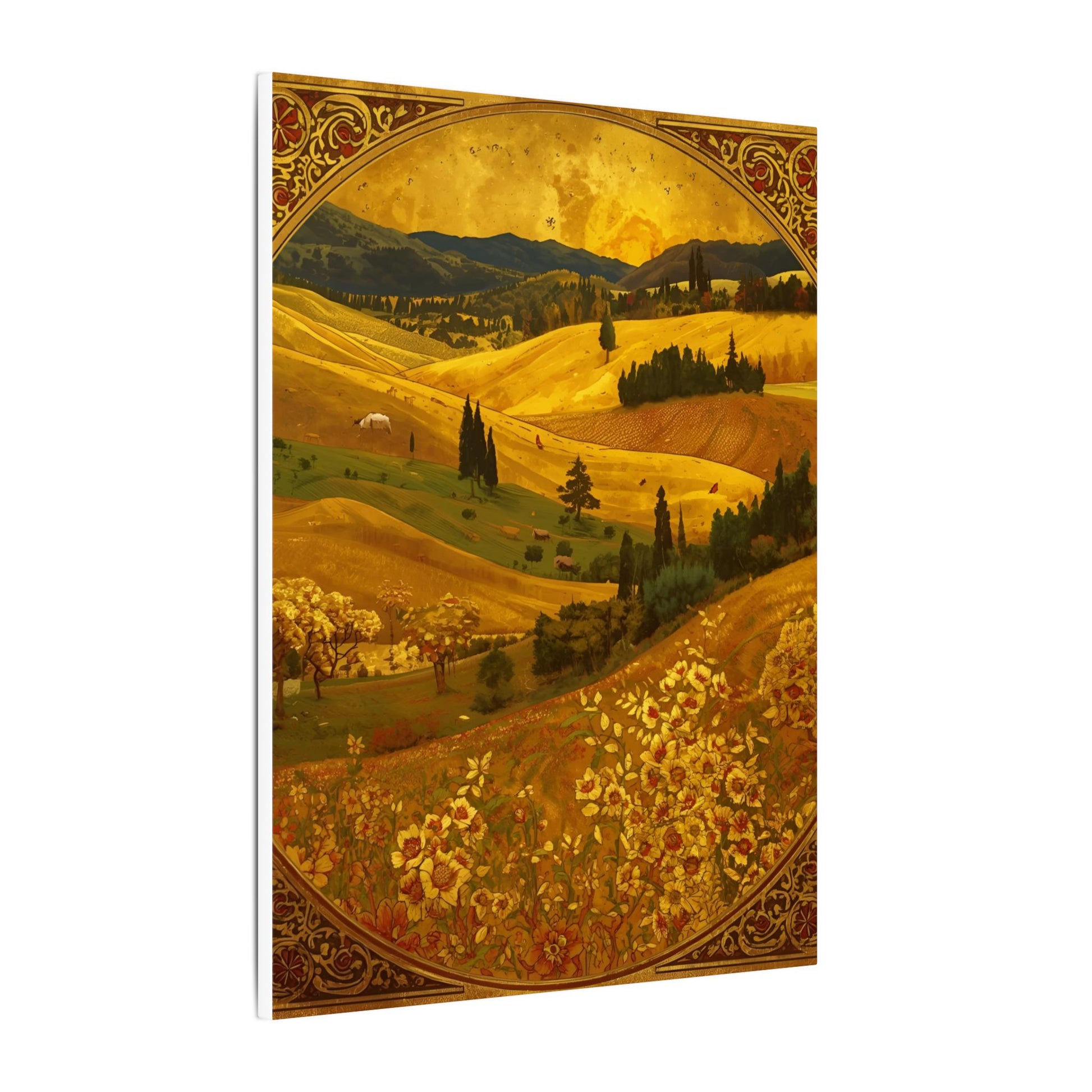 Golden Landscape Canvas Print by Rosetta Creative Boutique | Autumn Wall Art, Home Décor, Rustic Decor, Gift for Nature Lovers, Seasonal Art - Rosetta Creative Boutique