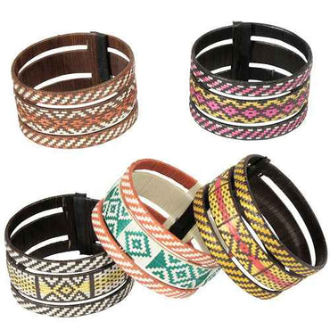 Three Piece Cana Flecha Bracelet - Earth Tone