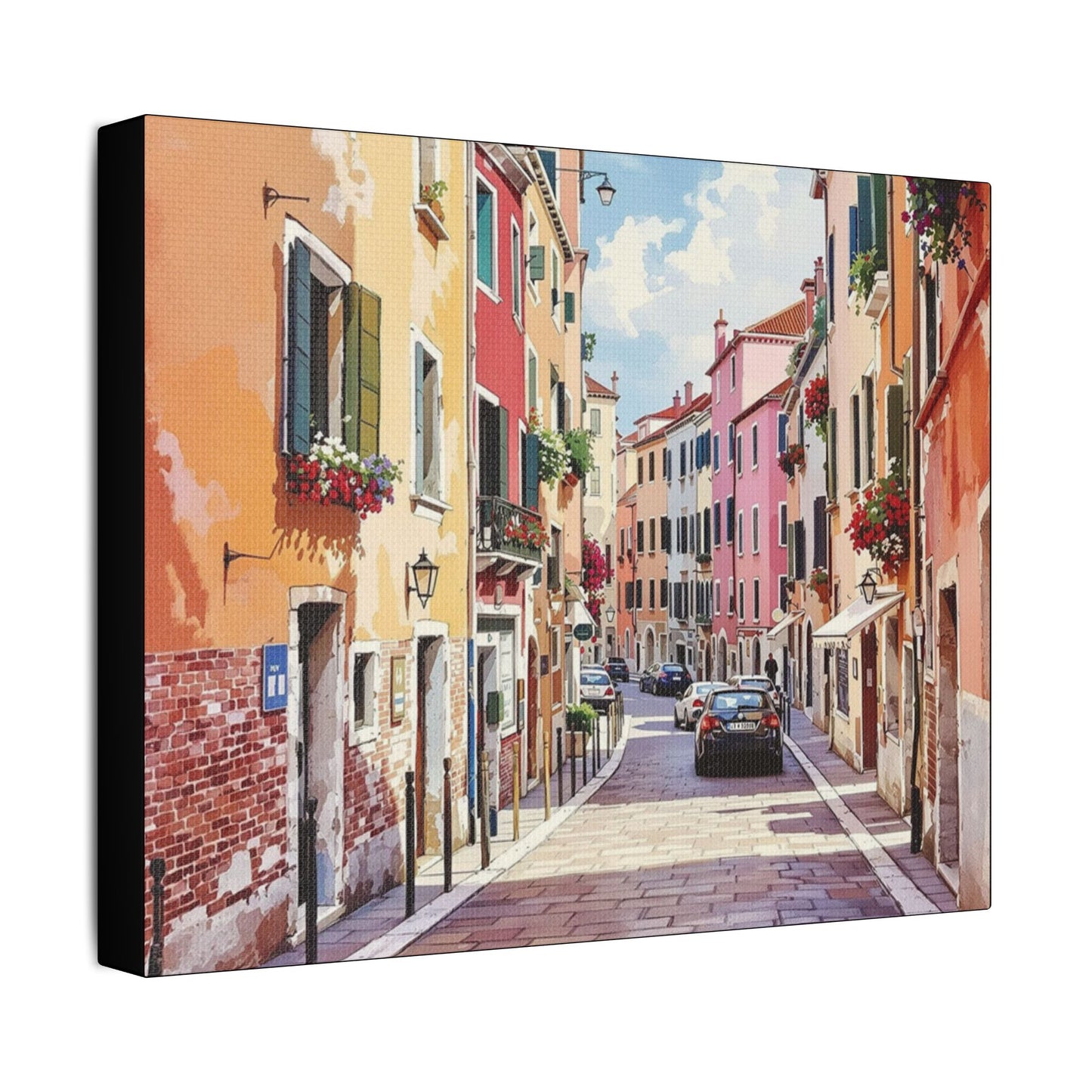 Venice Italy Watercolor Canvas Print for Stunning Home Decor - Rosetta Creative Boutique