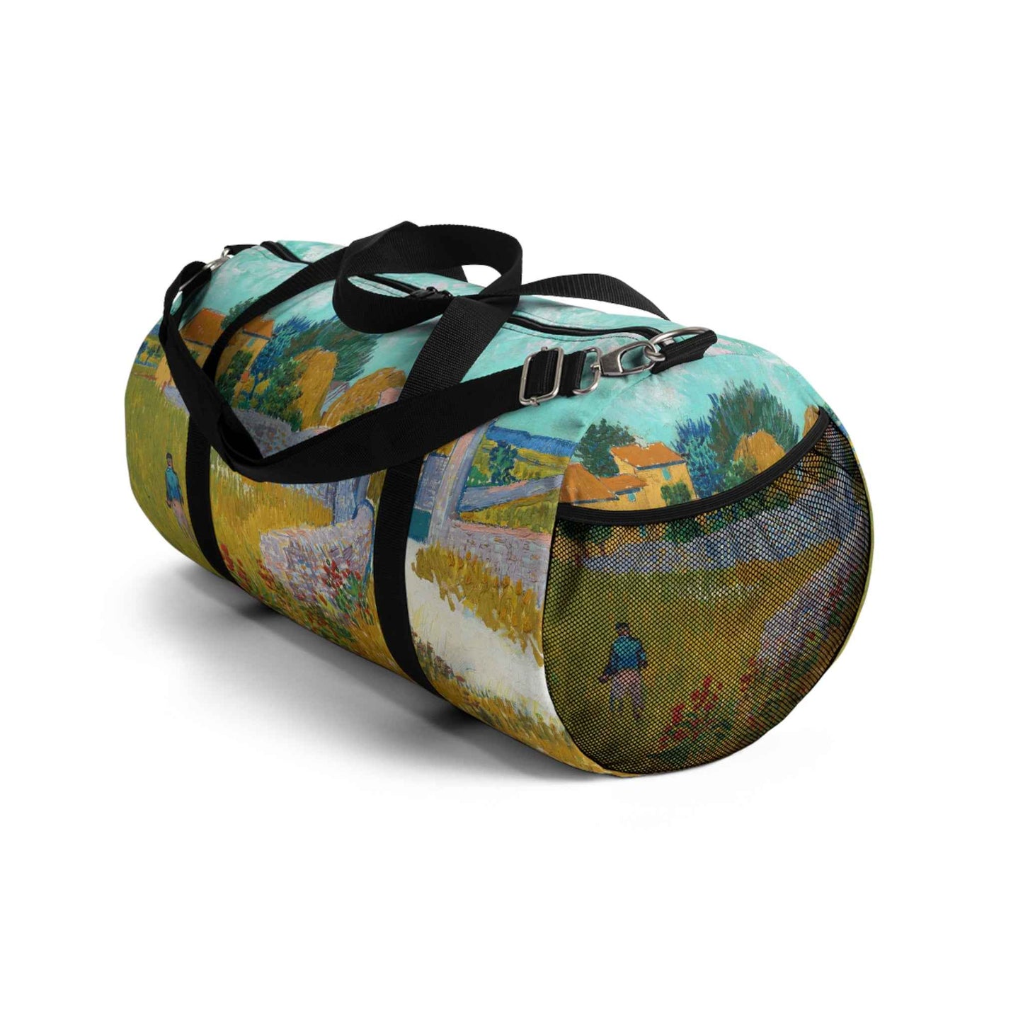 Farmhouse in Provence Duffel Bag - Artistic Travel Luggage for Gym, Weekend Getaways & Unique Gifts for Art Lovers - Rosetta Creative Boutique