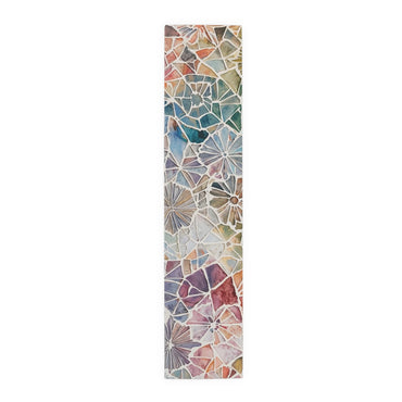 Watercolor Floral Table Runner by Rosetta Creative Boutique - Elegant Cotton-Poly Decor, Unique Dining Table Accents for Home, Weddings, Parties, Gatherings - Rosetta Creative Boutique