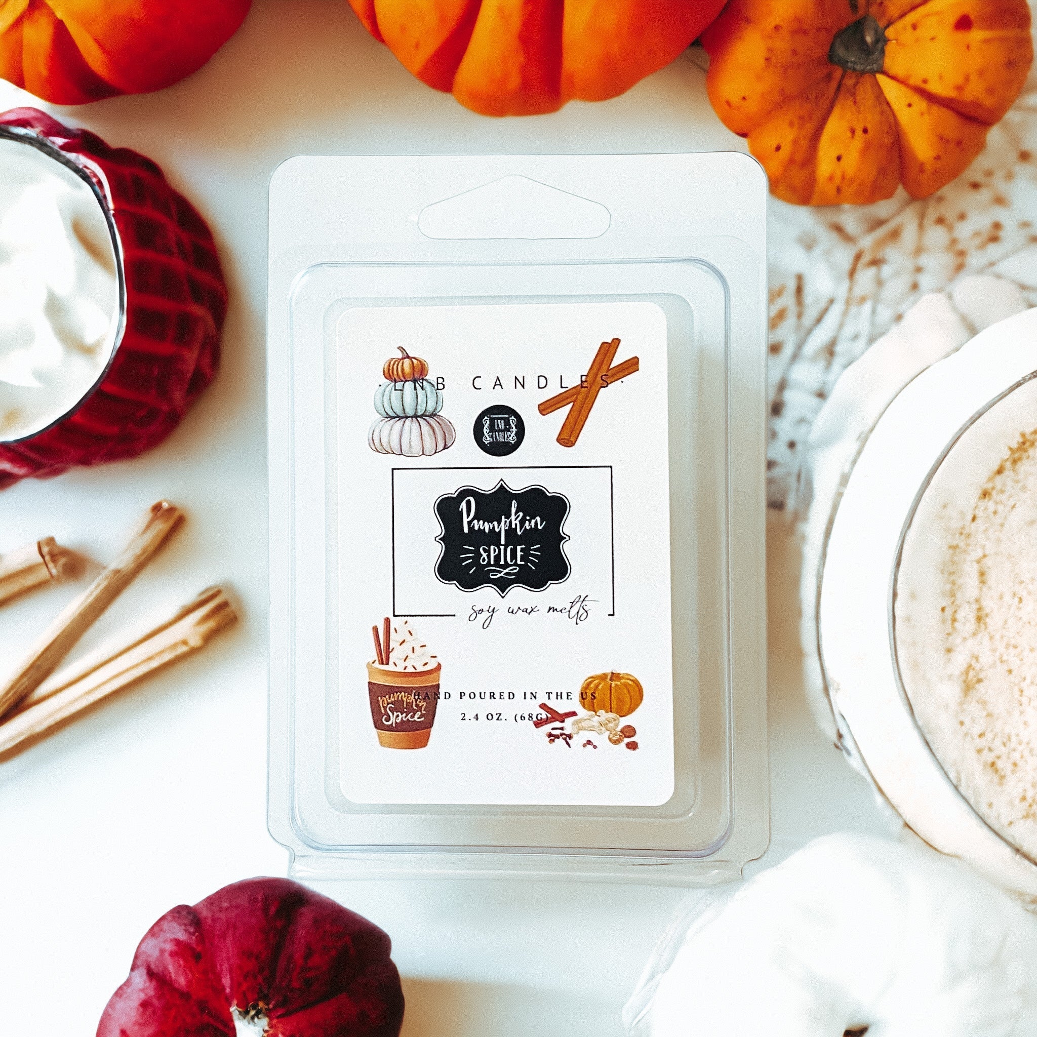 Pumpkin Spice Wax Melts Soy 3 PACK-0