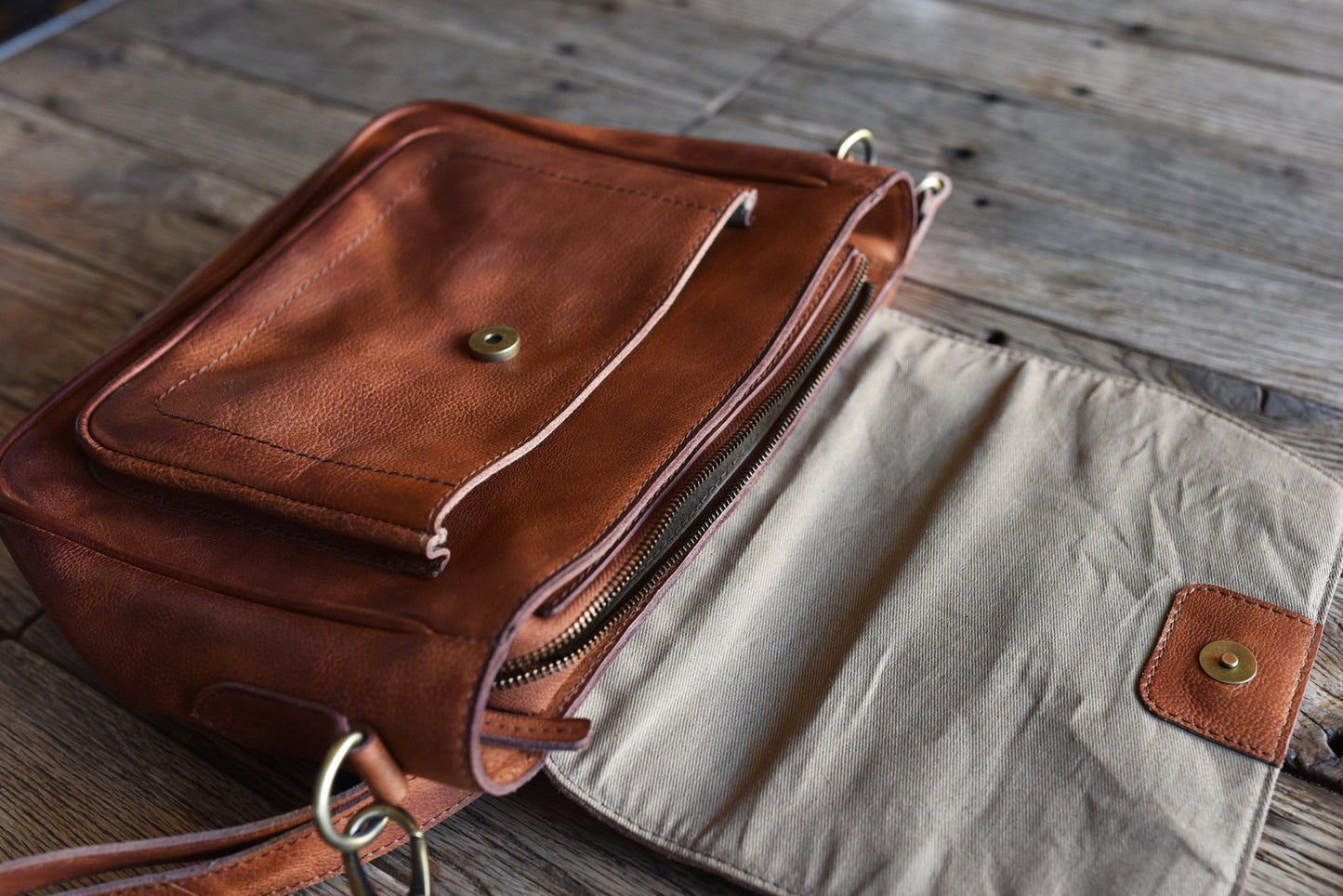 Journey Crossbody Leather Bag with Removable Adjustable Strap - Stylish and Versatile - Rosetta Creative Boutique