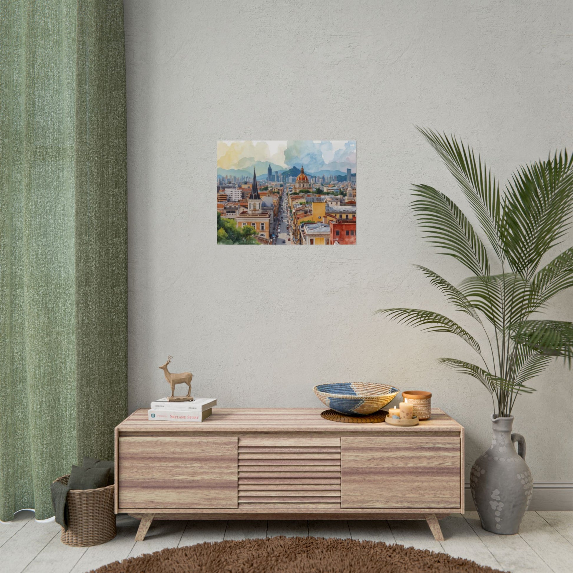 Cityscape Art Print of Sao Paolo, Brazil by Rosetta Creative Boutique, Rolled Posters, Modern Wall Decor, Urban Art, Home Decoration, Landscape Photography - Rosetta Creative Boutique