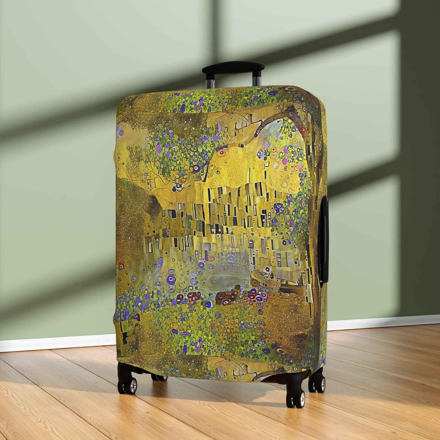 Klimt-Inspired Luggage Cover - Exclusive Design by Rosetta Creative Boutique - Rosetta Creative Boutique
