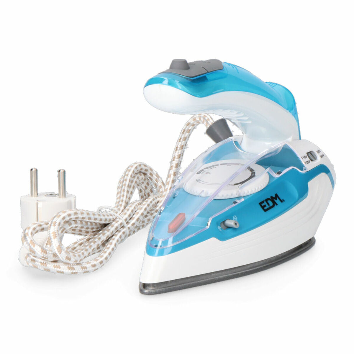 Steam Iron EDM 07305 Blue Travel EU Plug Portable Plus - Rosetta Creative Boutique