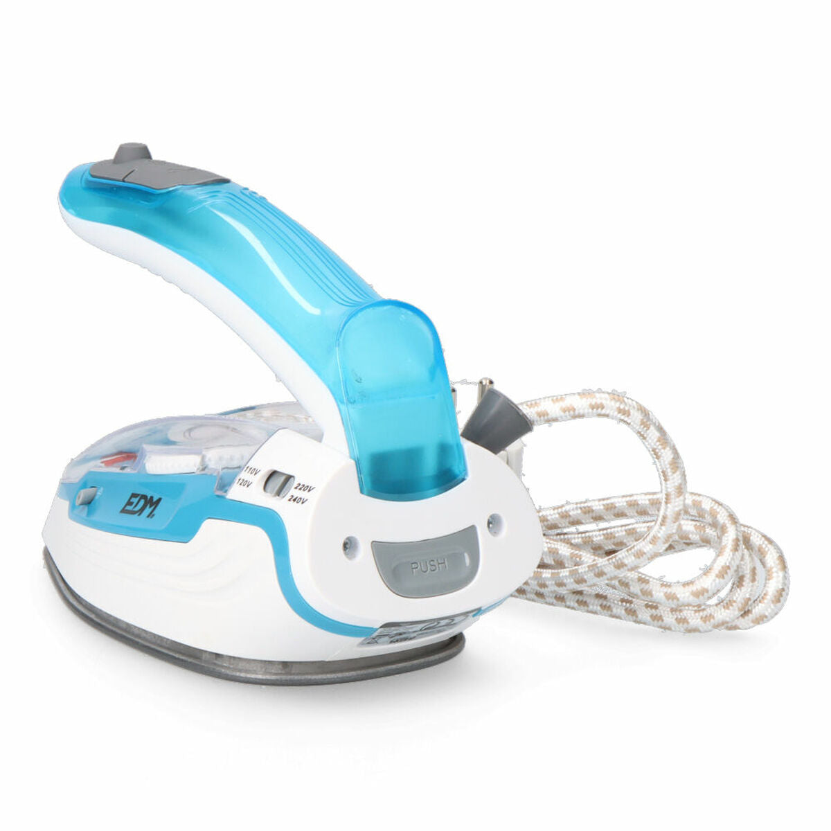 Steam Iron EDM 07305 Blue Travel EU Plug Portable Plus - Rosetta Creative Boutique
