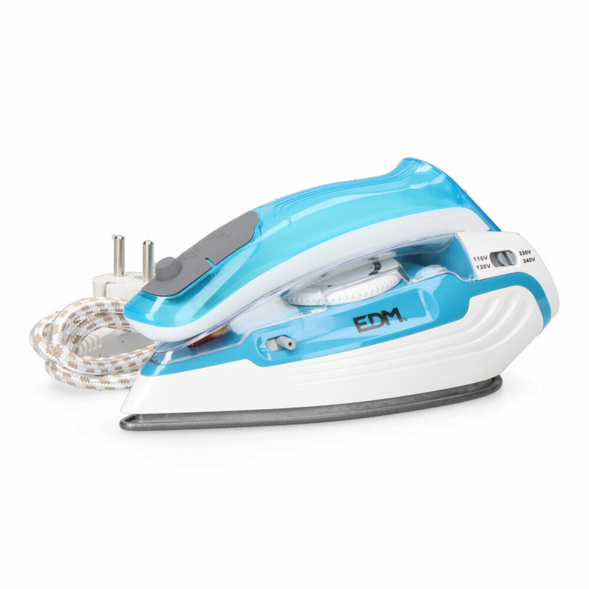 Steam Iron EDM 07305 Blue Travel EU Plug Portable Plus - Rosetta Creative Boutique